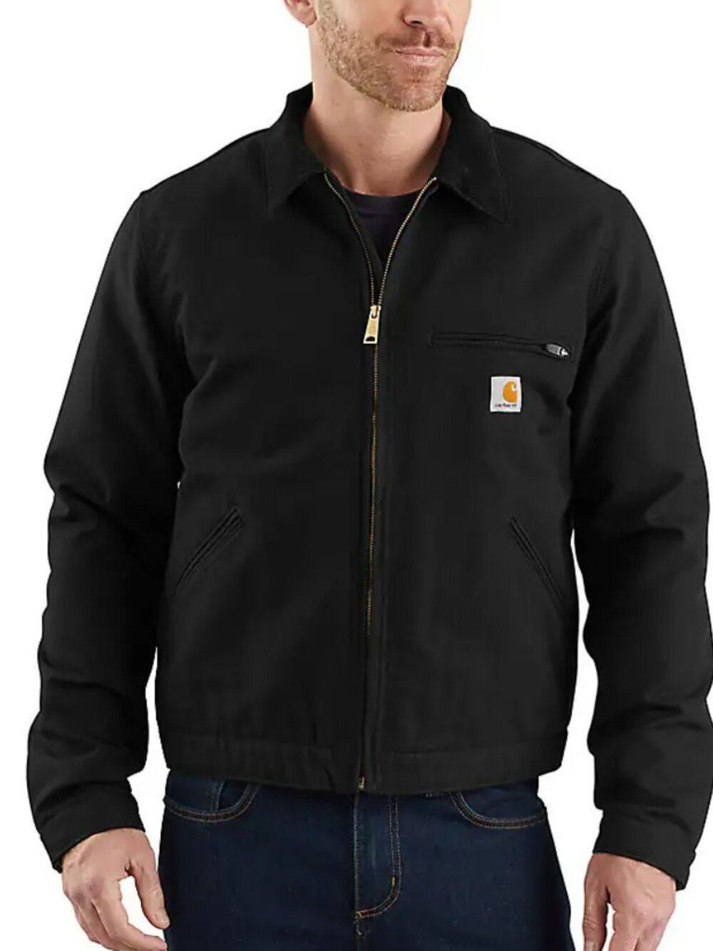 Carhartt XL Tall Detroit Duck J01 Jacket Black